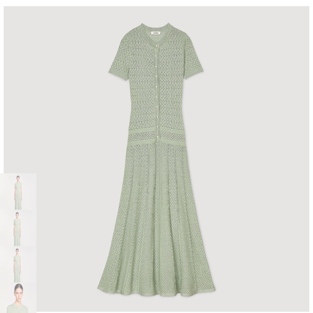 Sandro knit maxi dress
